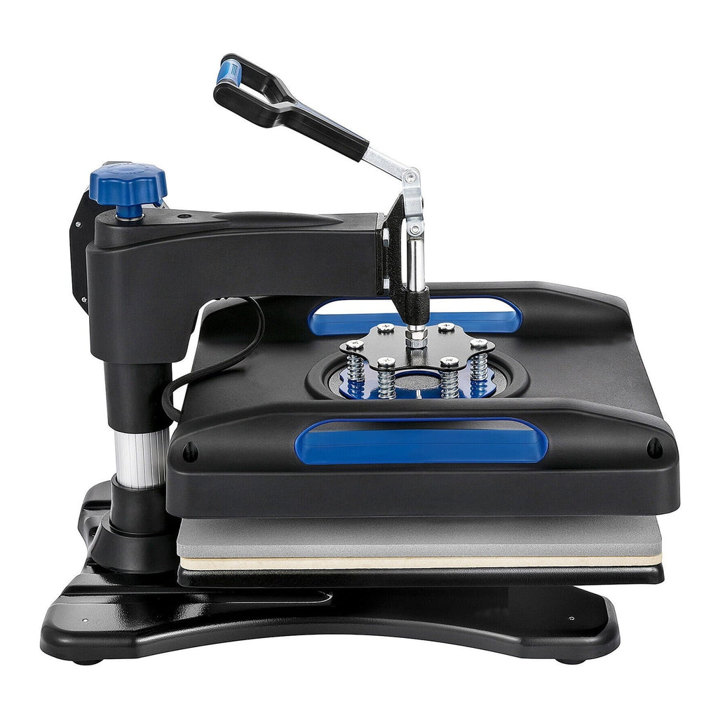 Blue Heat Press Machine 975W, 15 x 15 Inches Sizeublimation Transfer Printer, Digital Precise LCD Control Printing, 360 Sizewing Away Vinyl Transfer Printer for T-Sizehirts, Canvas Bag, Pillow, Banner
