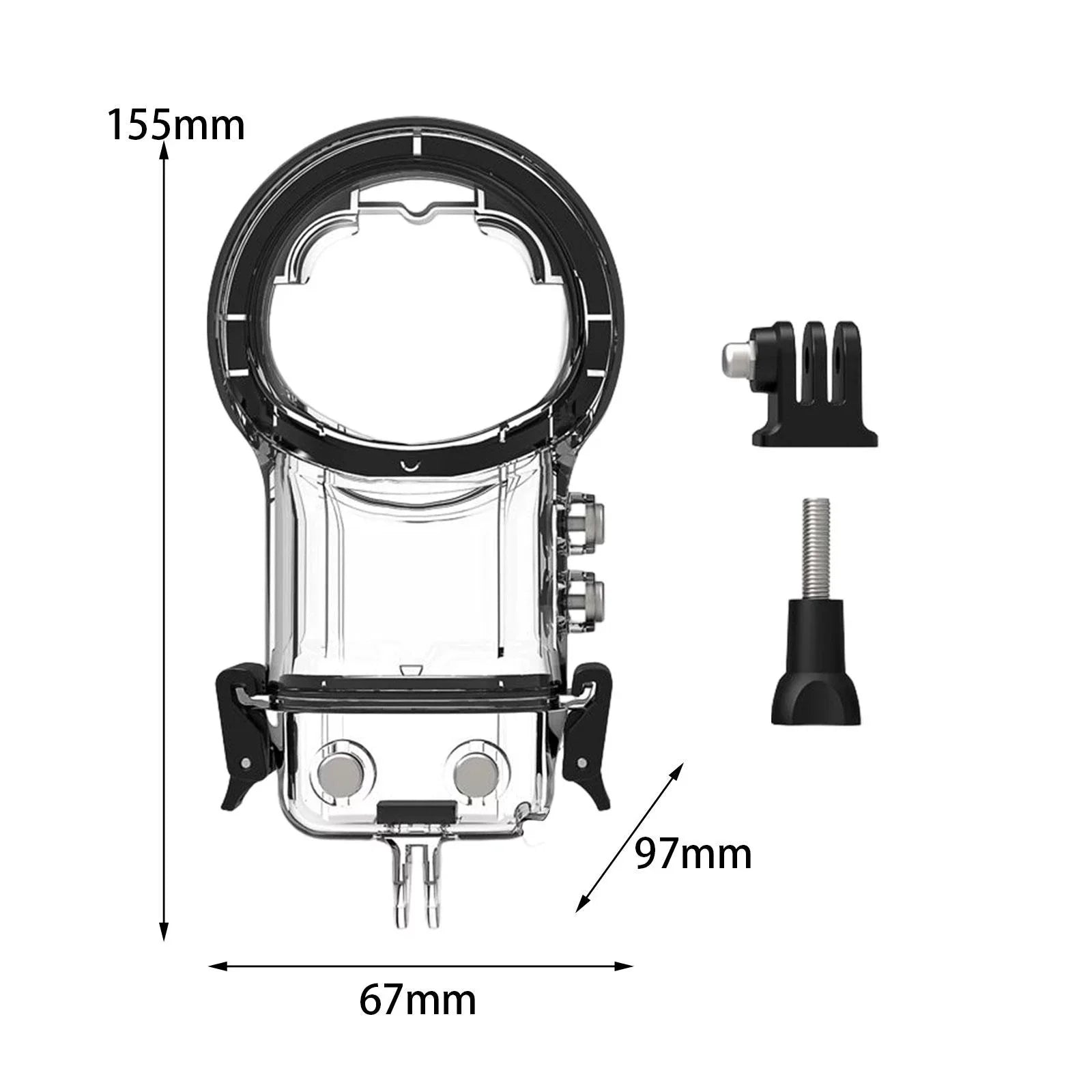 era Waterproof Housing Case for 360 x3 Diving Housing Quick Release