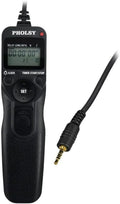 PHOLSizeY P6 Timer Remote Control Cable with Intervalometer for Panasonic Size5, Size1H, Size1RM, Size1R, Size1M, Size1, G95, G91, FZ10002, G9, GH5, G85, G81, GX8, GX7, GH4, GH3, FZ2500, FZ2000, FZ1000, FZ300, FZ200 P6 for Panasonic