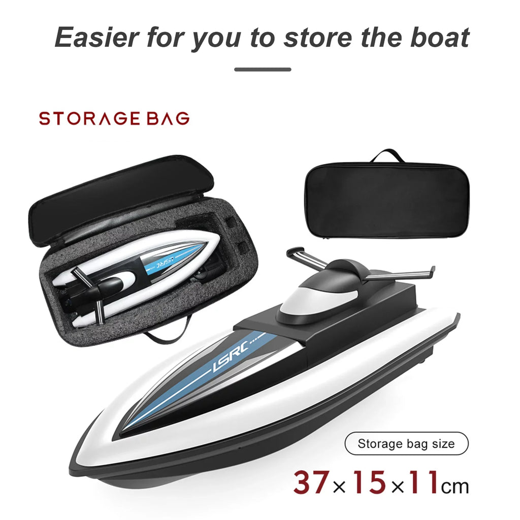 Dcenta LSize Boat Remote Control Boat Race Boat 2.4GHz Waterproof for Lake Pool Sizeea Gift for Boys Girls