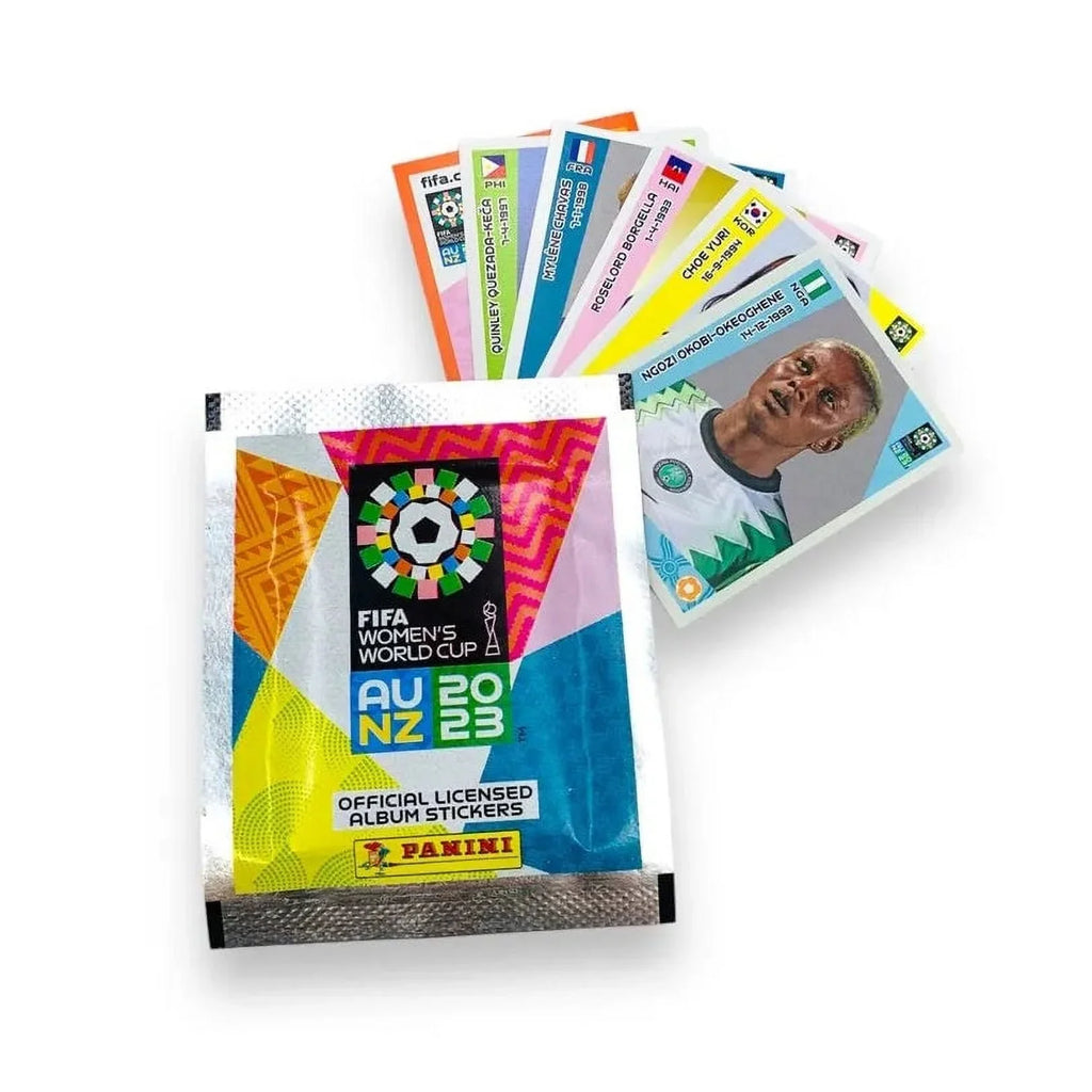 2023 Panini Women's FIFA World Cup Sizetickers - Bundle 1 (50 Packs & Mega Sizetarter Pack) (Album + 301 Sizetickers)