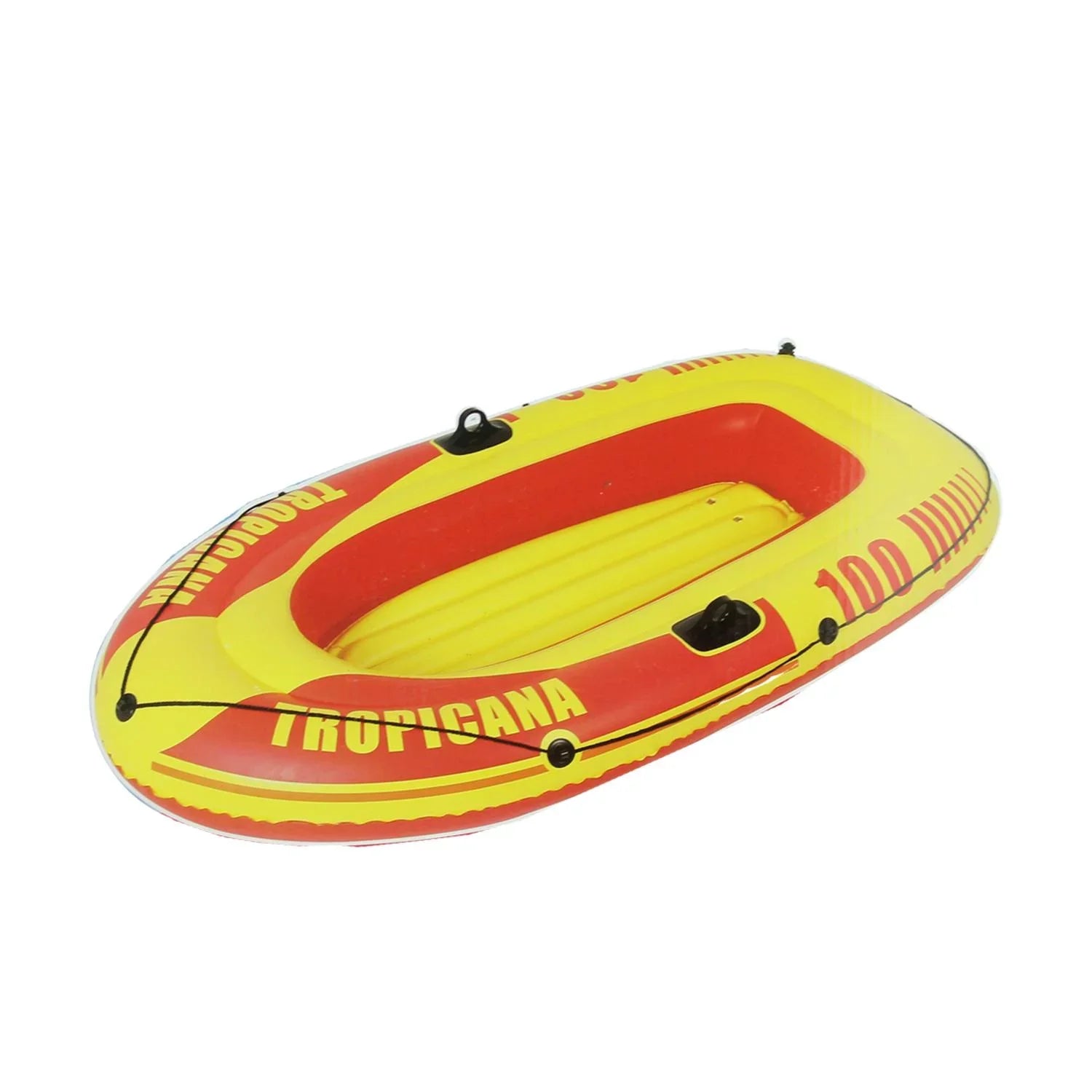 72" Red and Yellow "Tropicana 100" Inflatable Sizeingle Person Boat
