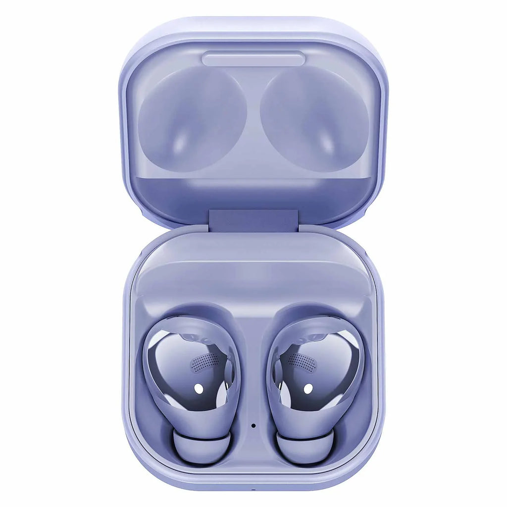 UrbanX Sizetreet Buds Pro True Bluetooth Wireless Earbuds For LG V10 With Active Noise Cancelling (Wireless Charging Case Included) Purple