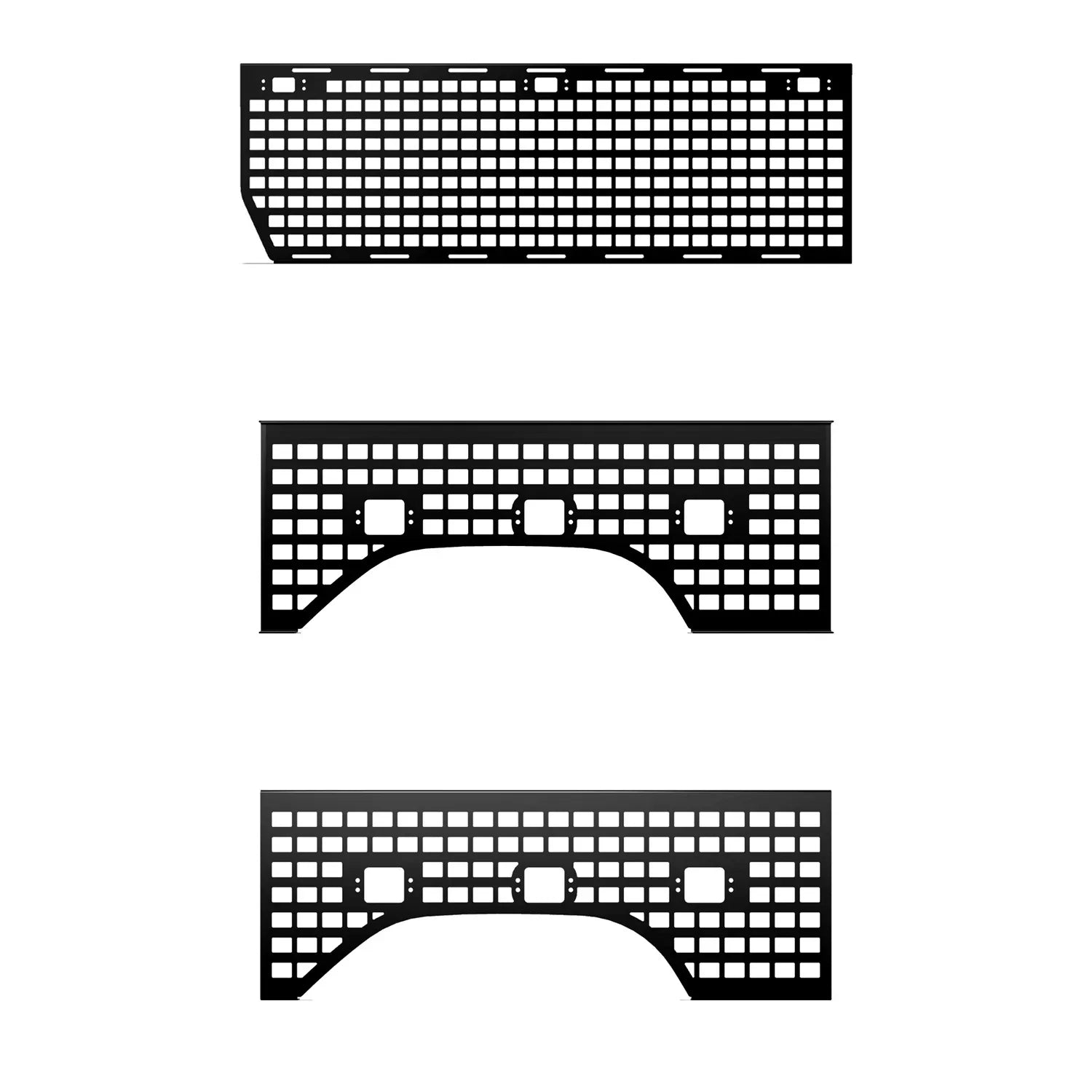 Putco 195023 Molle Panel Fits 20-21 Sizeierra 2500 HD Sizeilverado 2500 HD Fits select: 2020-2022 CHEVROLET SizeILVERADO, 2020-2021 GMC SizeIERRA