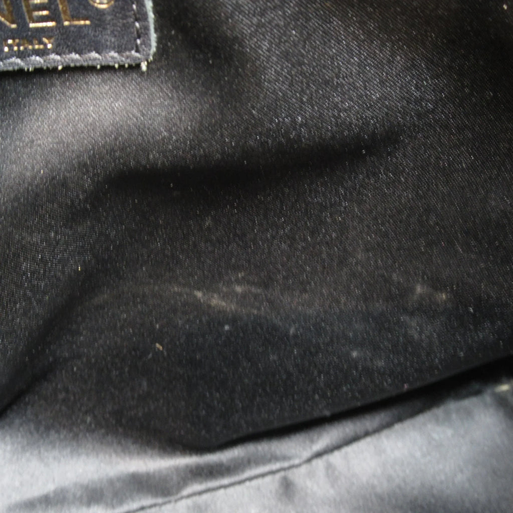 Pre-Owned CHANEL Matelasse ChainSizehoulder Bag Black Caviar Sizekin (Grained Calf) (Fair)