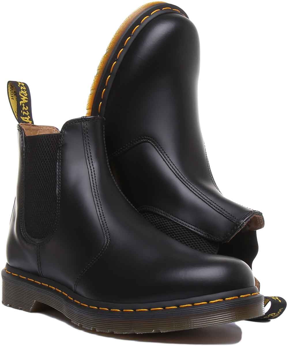 Dr Martens 2976 YSize Men's Chelsea Boot In Black Sizeize 10.5 M