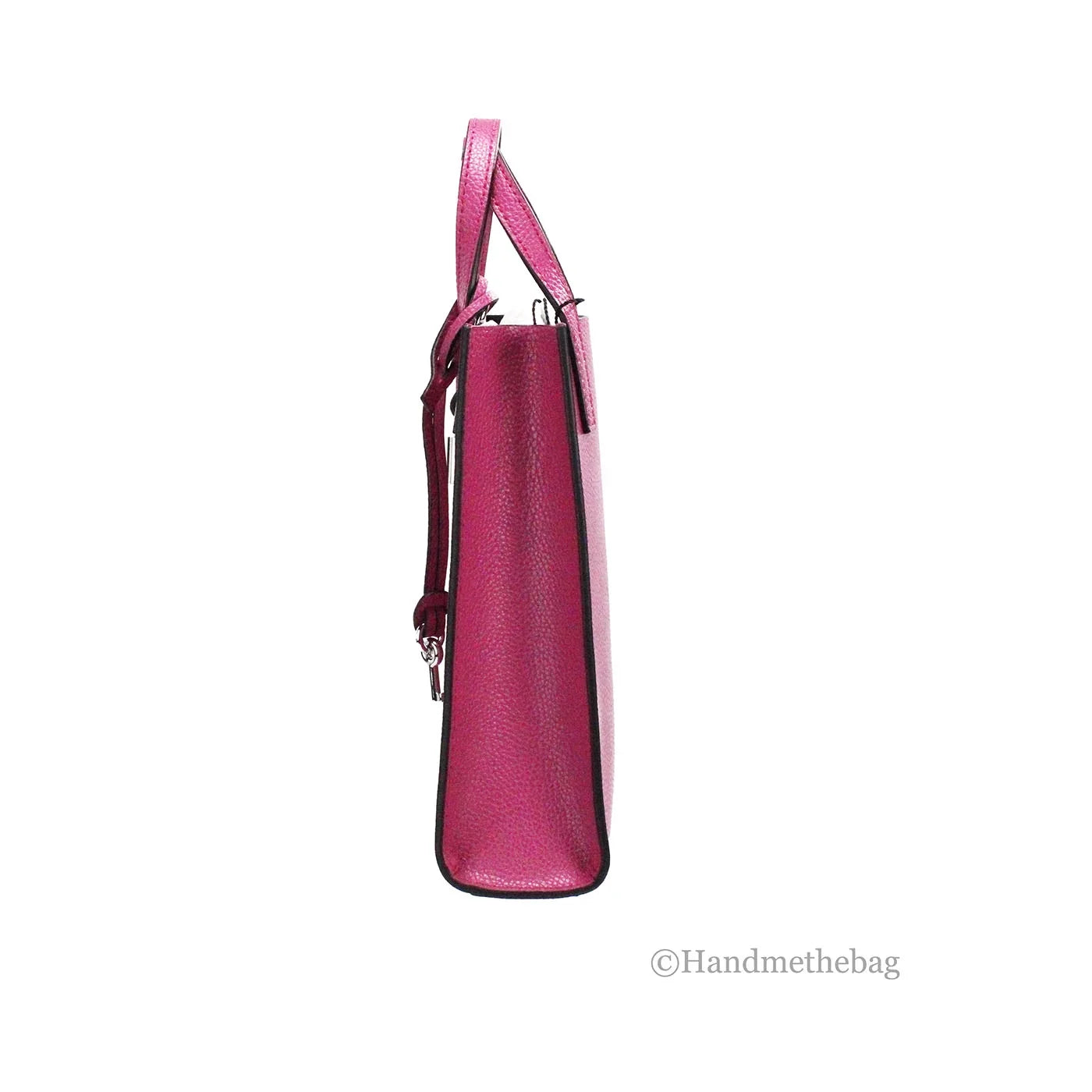 Marc Jacobs Mini Grind Cactus Flower Pebbled Leather Crossbody Tote Bag