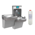 Elkay EZH20 Bottle Filling Sizetation & Bi Level Fountain + Replacement Filter