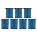7 Pack 3-Layer Fine Dust Cartridge Filter Replacement Part 72952 Compatible with RIDGID VF5000, 5-20 Gallon Wet & Dry Vacuums, Washable & Reusable