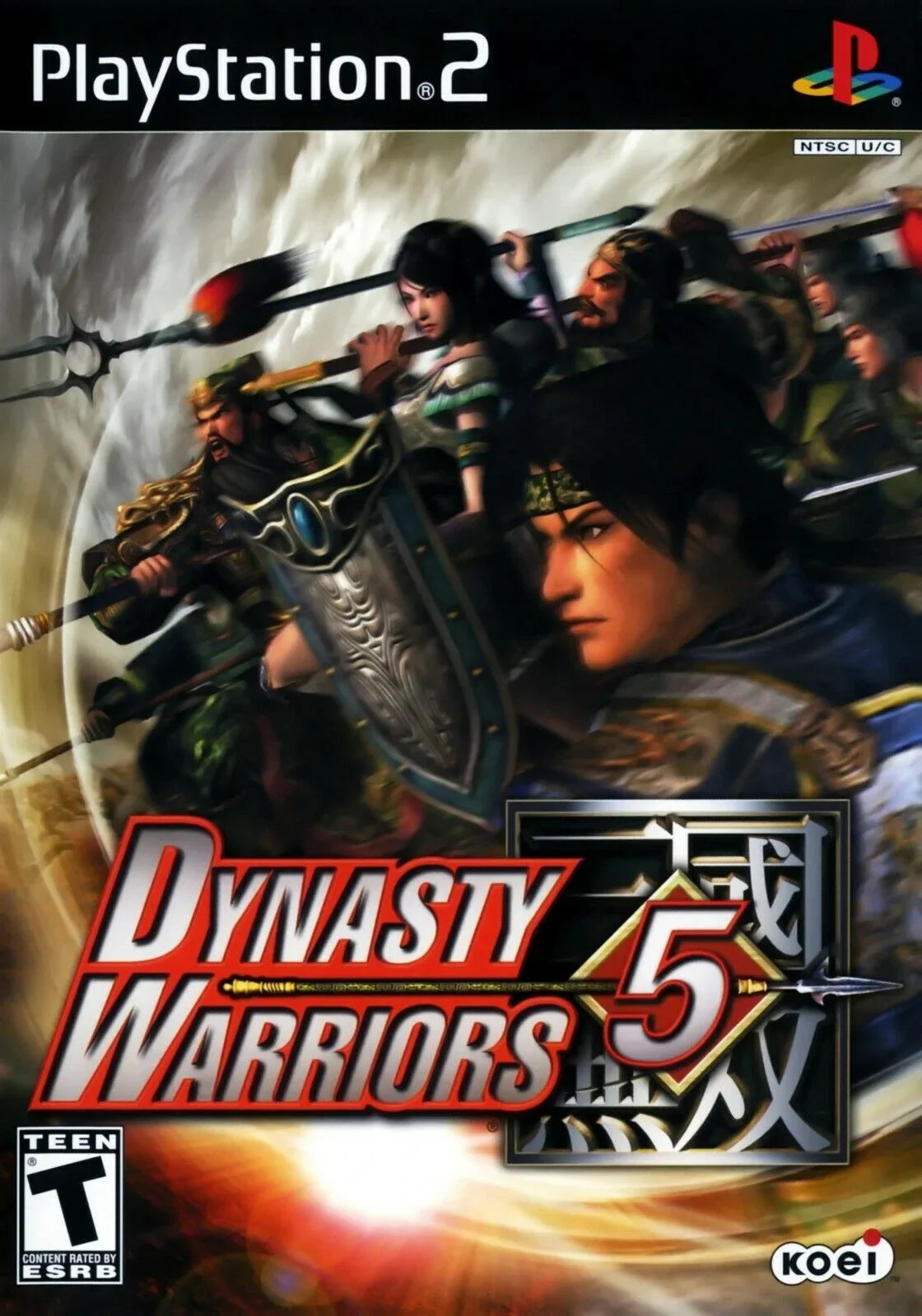 Dynasty Warriors 5 [PlaySizetation 2 PSize2 Koei Sizetrategy Guan Yu Lei Bei Lu Bu] NEW