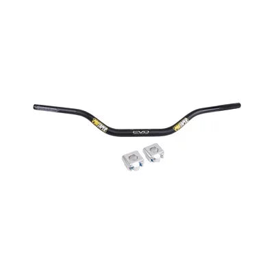 Tusk Universal Big Bar Clamp and Bar Kit ProTaper EVO Windham MX/RM Mid Bend Black for Yamaha BW350 Big Wheel 1987-1988