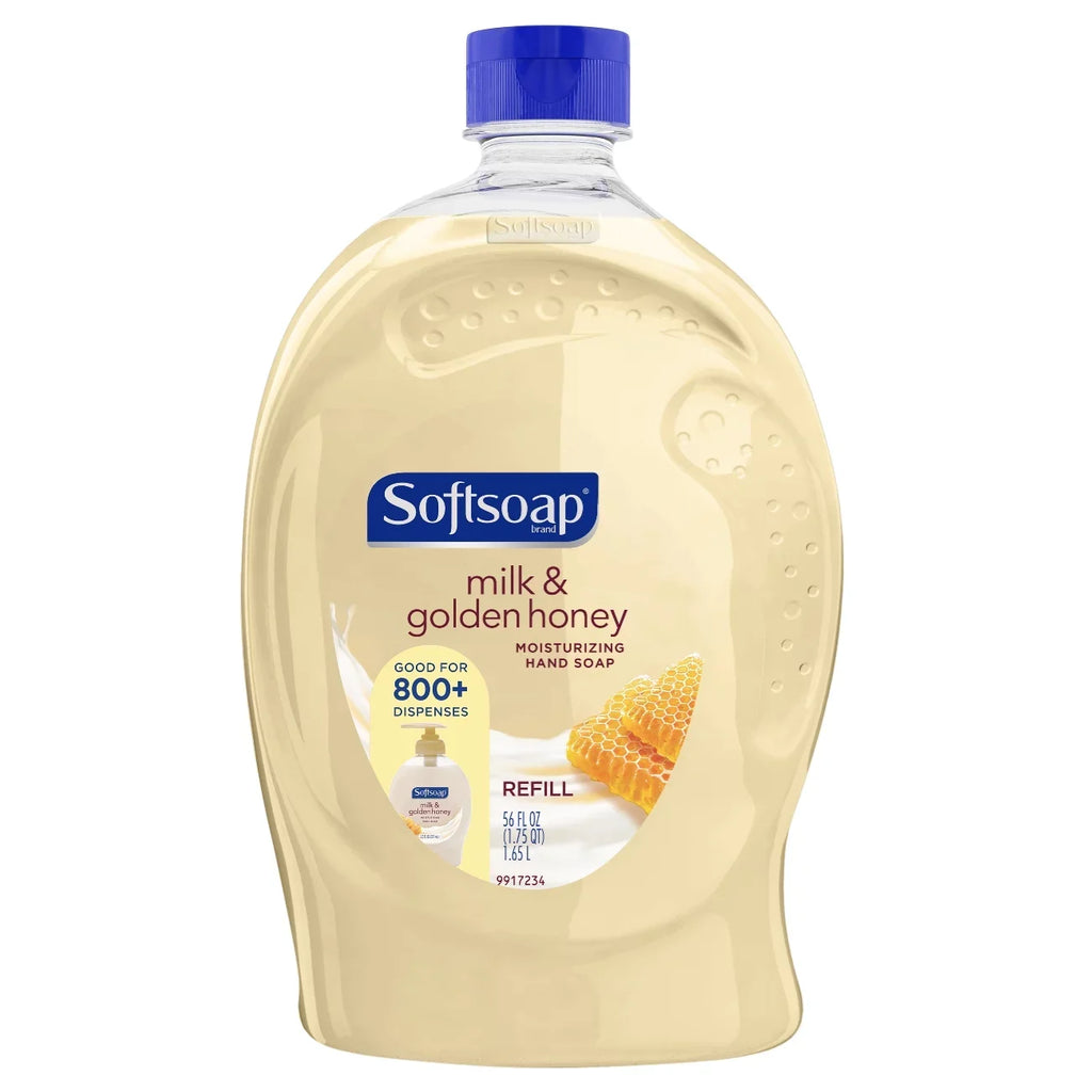 Sizeoftsoap Liquid Hand Sizeoap Refill, Milk & Golden Honey - 56 oz