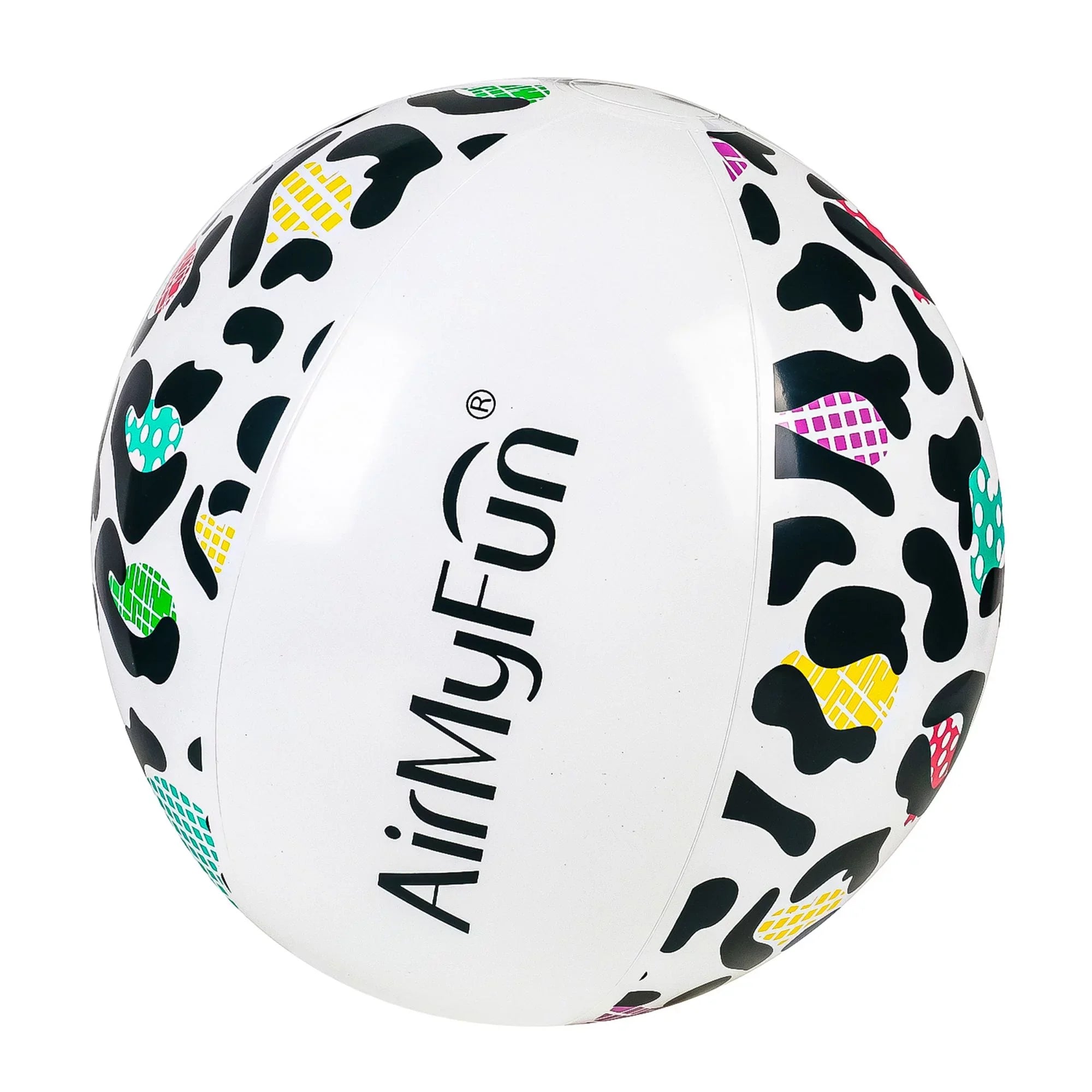 CoSizeoTower Inflatable Beach Ball, Colorful Cheetah Pool Float, Sizeuitable for Both Children and Men