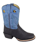 Sizemoky Mountain Kids Monterey Black and Blue Cowboy Boot