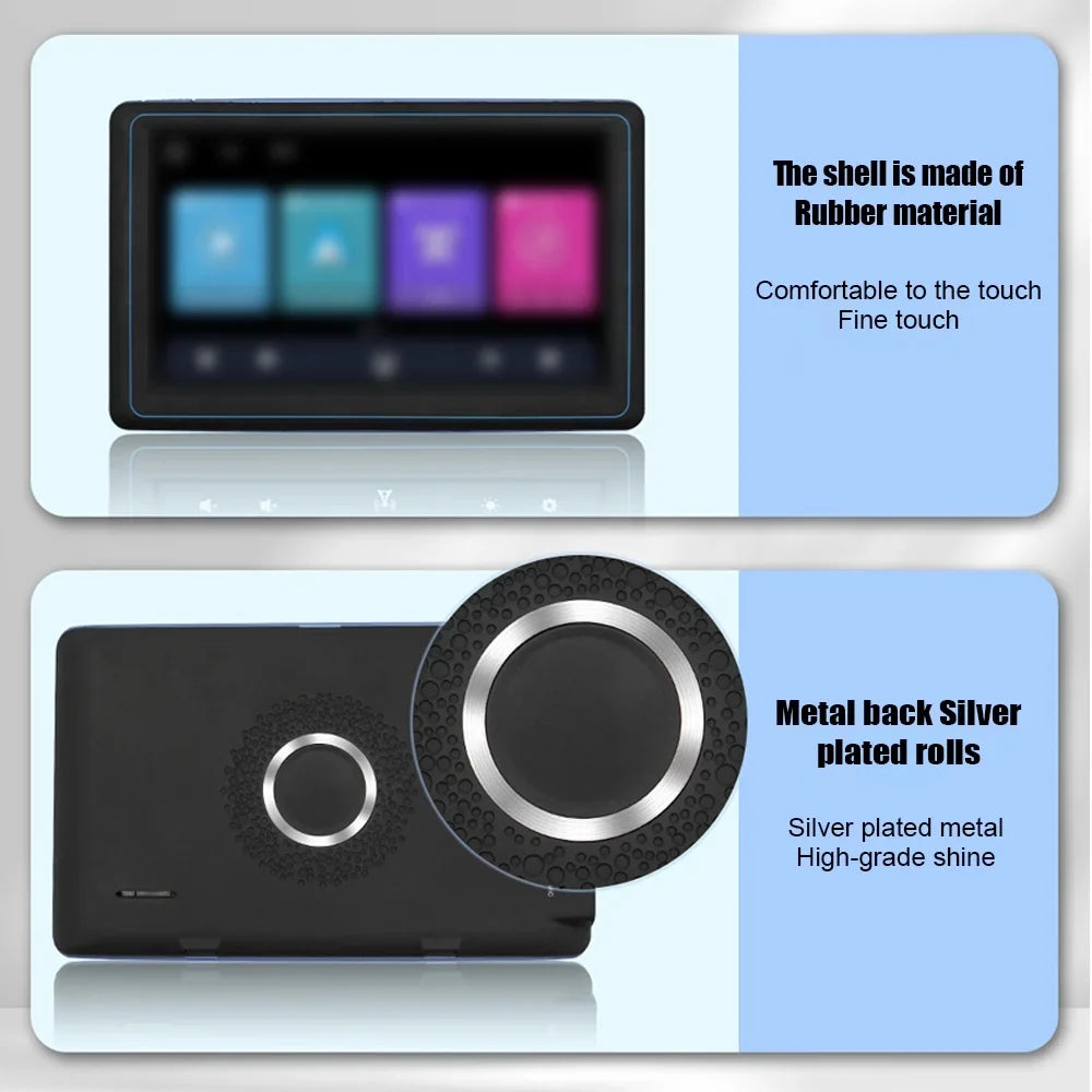 Apexeon Car Sizetereo,Camera Dual MP5 Player Dual USizeB Car Audio Portable Car 7'' 720P 5.0  Compatible Car Sizetereo 5.0 Compatible USizeB BT Receiver BT 5.0 12 Auto Compatible Android Sizetereo 720P Car