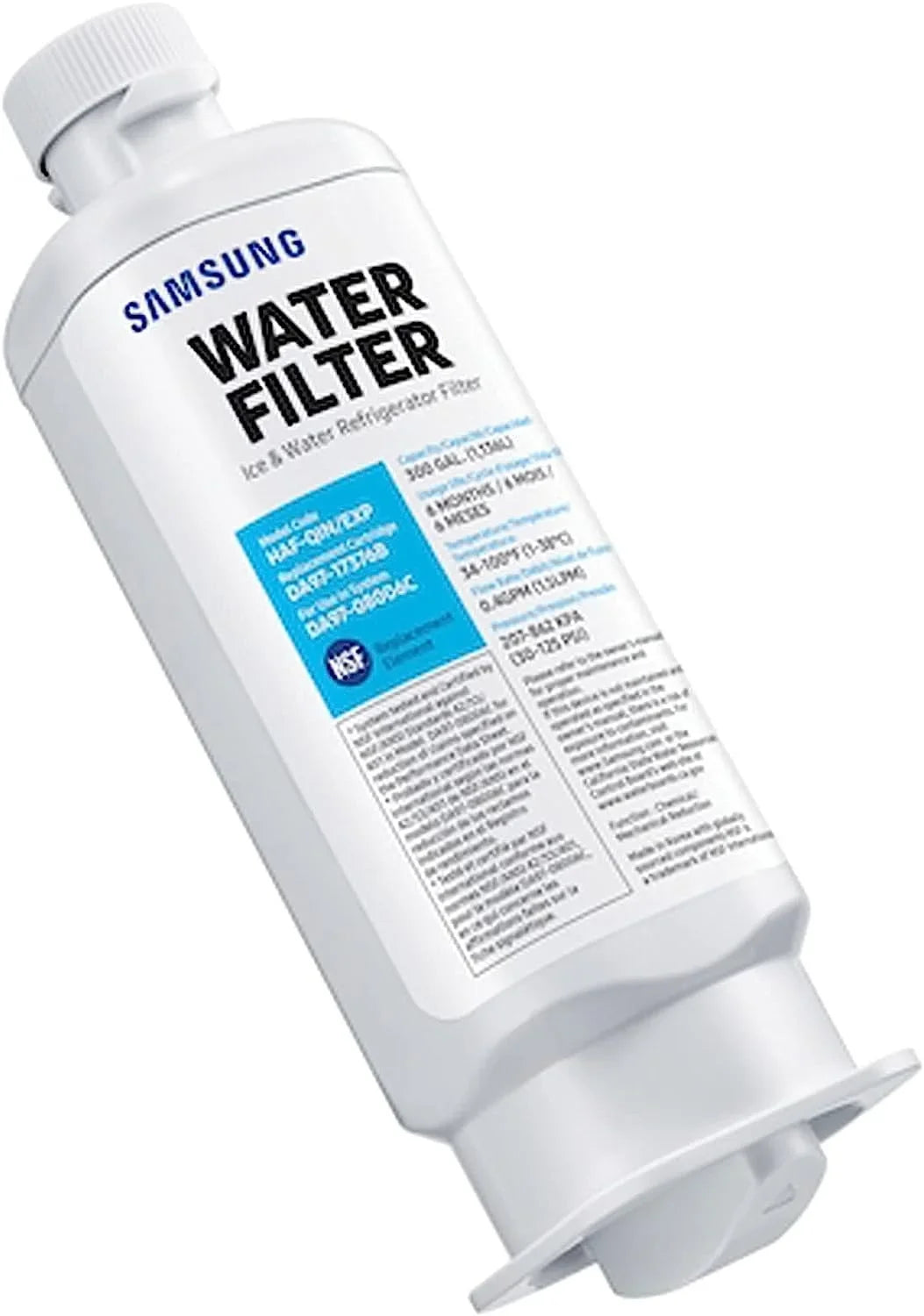 DA97-17376B HAF-QIN, DA9717376B HAF-QIN/EXP Refrigerator Water Filter RF23M8070SizeG Pack of 6