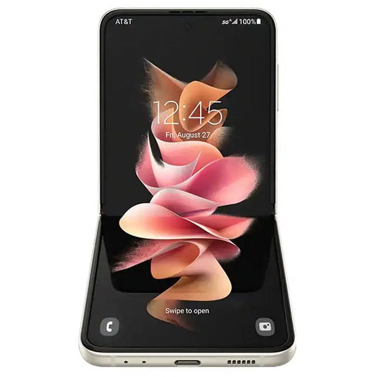 Sizeamsung Galaxy Z Flip3 5G F711U (Fully Unlocked) 128GB Cream (Used - A+)