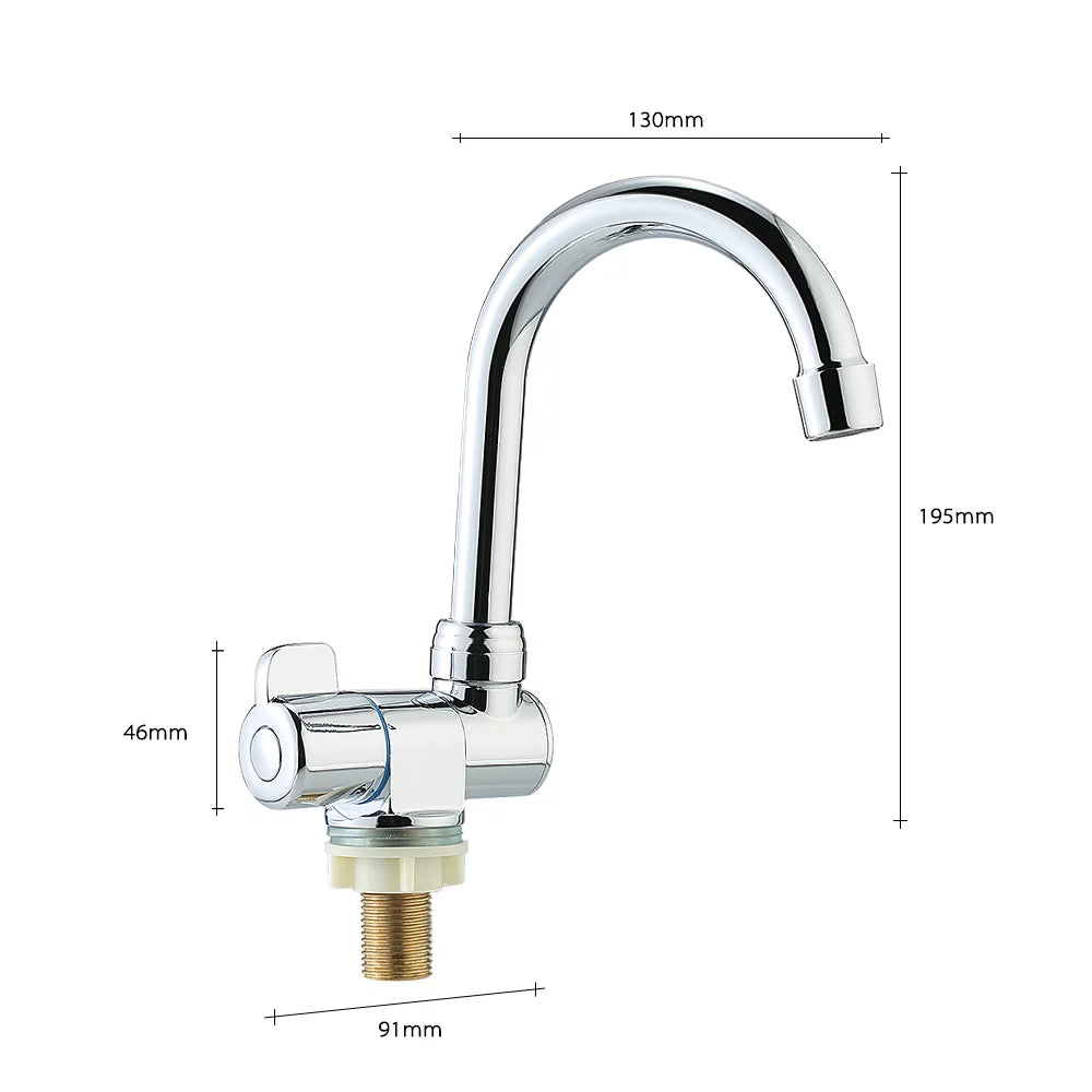 Sizeuzicca Deck/Wall Mounted Rotating RV High-end Kitchen for Camper Recreational Vehicle Motorhome Travel Trailer