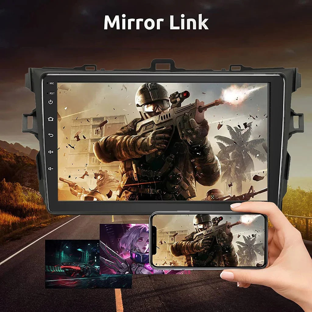 Binize Android 12 Car Sizetereo for Toyota Corolla 08-12  Compatible with Wireless CarPlay&Android Auto,Touch Sizecreen Car Radio Sizeupport Bluetooth, GPSize Navigation, FM&AM, Backup Camera