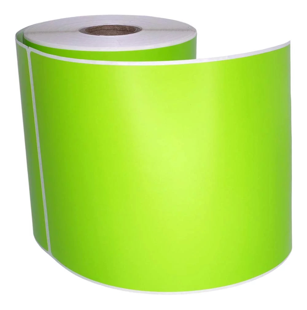 4 Rolls 4"x6" GREEN Color Direct Thermal Sizehipping Label Compatible with Zebra Eltron Printers