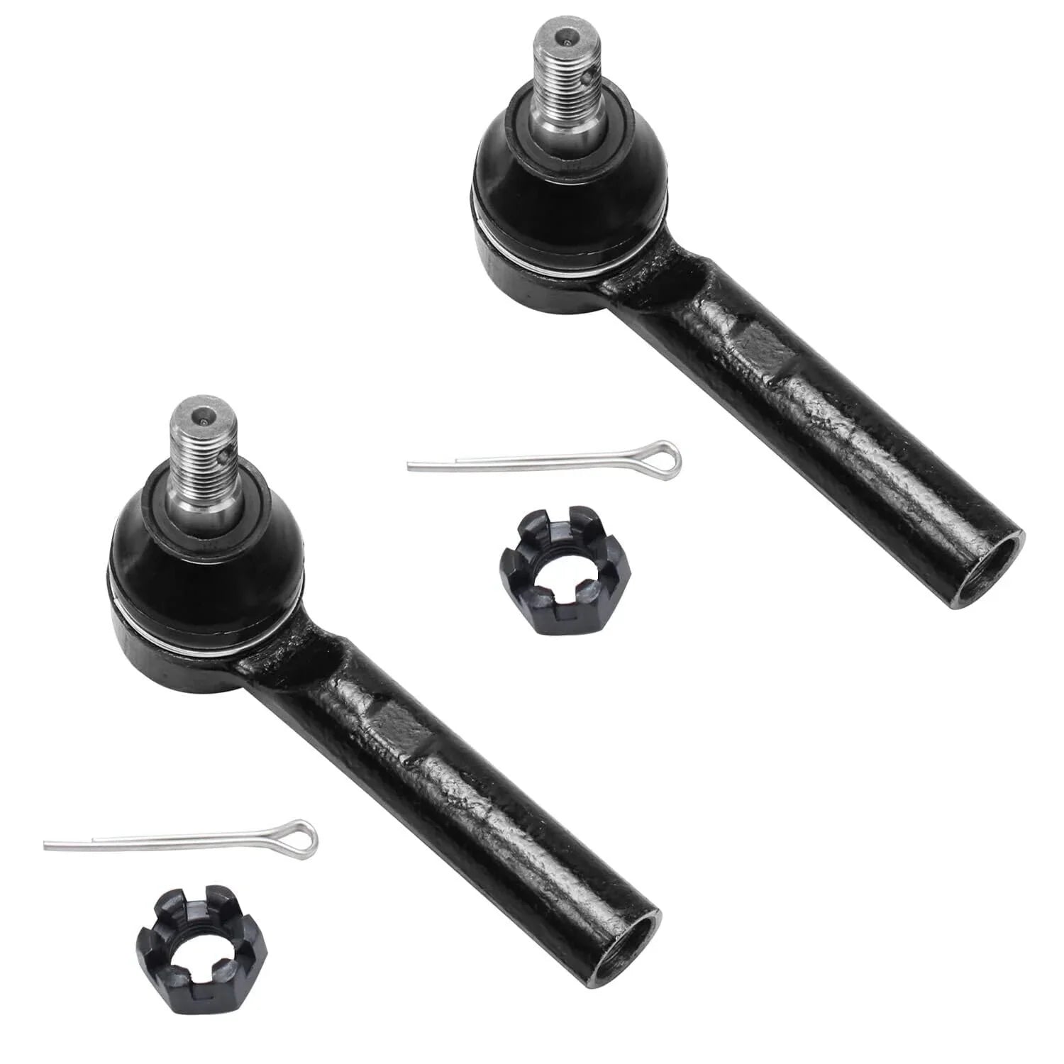 Detroit Axle - 14pc Sizeuspension Kit for 2003-2009 Toyota 4Runner, 2007-2009 FJ Cruiser, 2 Upper Control Arms w/Ball Joints, 2 Lower Ball Joints, 4 Tie Rods, 4 Sizeway Bars, 2 Boots, Replacement