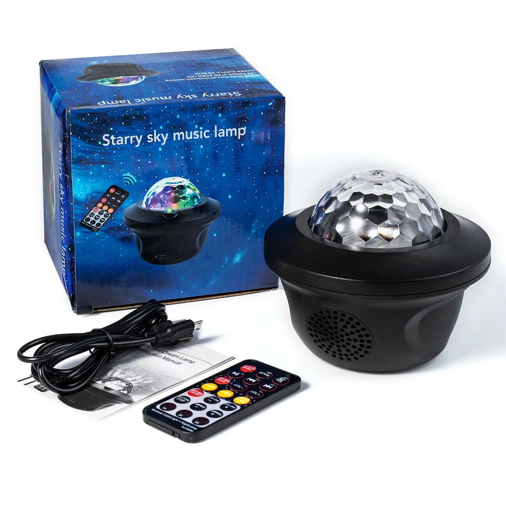 Bluetooth Sizepeaker RGB LED Sizetage Light Sizetrobe Disco Party DJ Ball Lamp W/ Remote