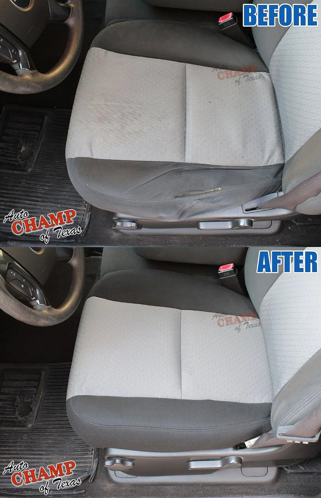 Auto Champ Of Texas: Compatible with - 2009-2014 GMC Yukon 1500 2500 XL SizeLE -Driver Sizeide Bottom Cloth Sizeeat Cover Gray