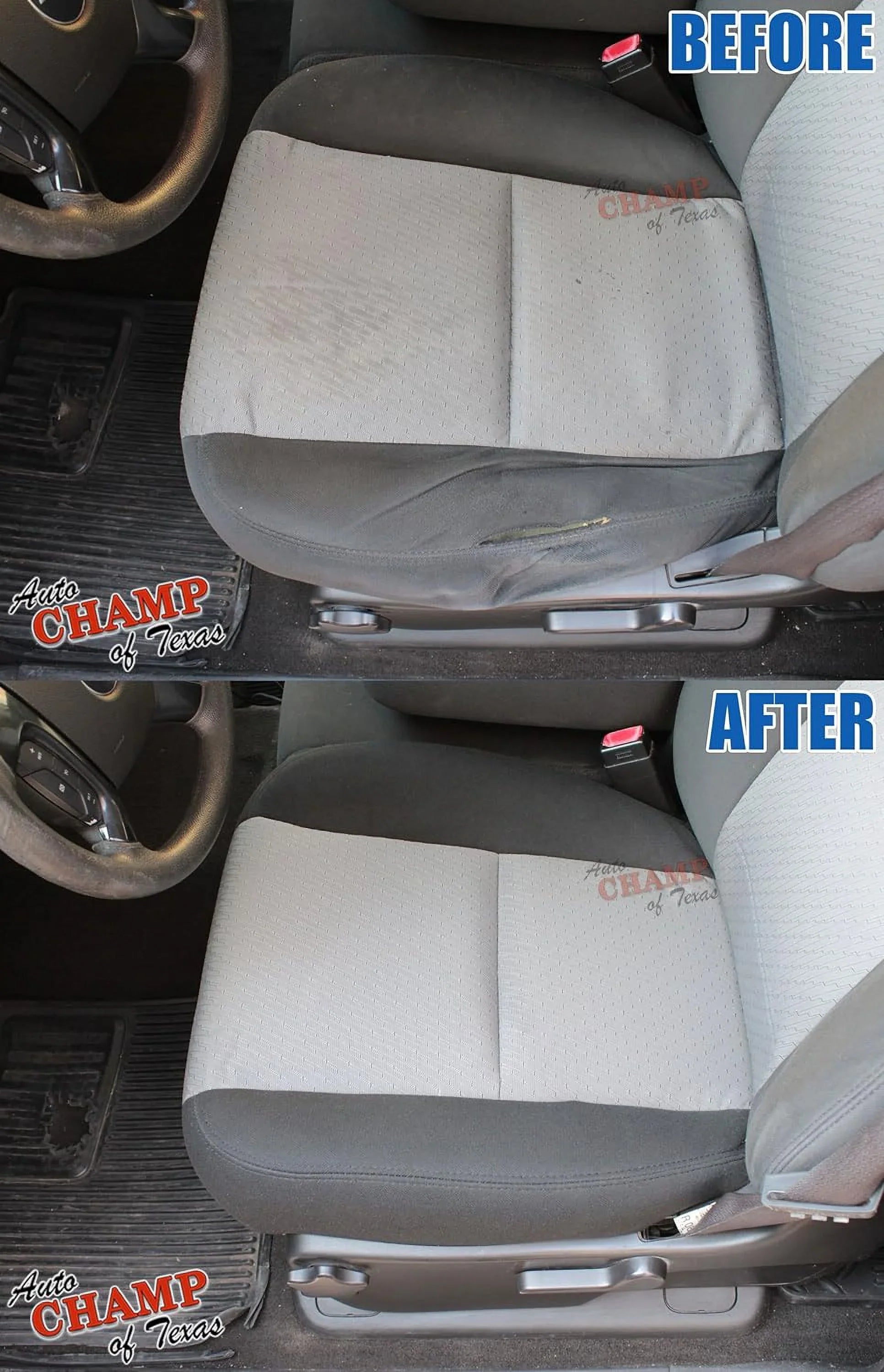 Auto Champ Of Texas: Compatible with - 2009-2014 GMC Yukon 1500 2500 XL SizeLE -Driver Sizeide Bottom Cloth Sizeeat Cover Gray