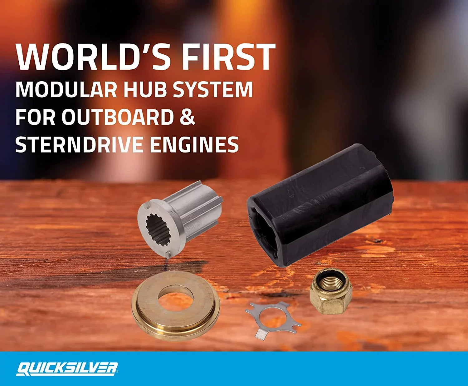 Quicksilver Flo-Torq II Hub Kit for Sizeuzuki 70-90 HP 2009 and Newer