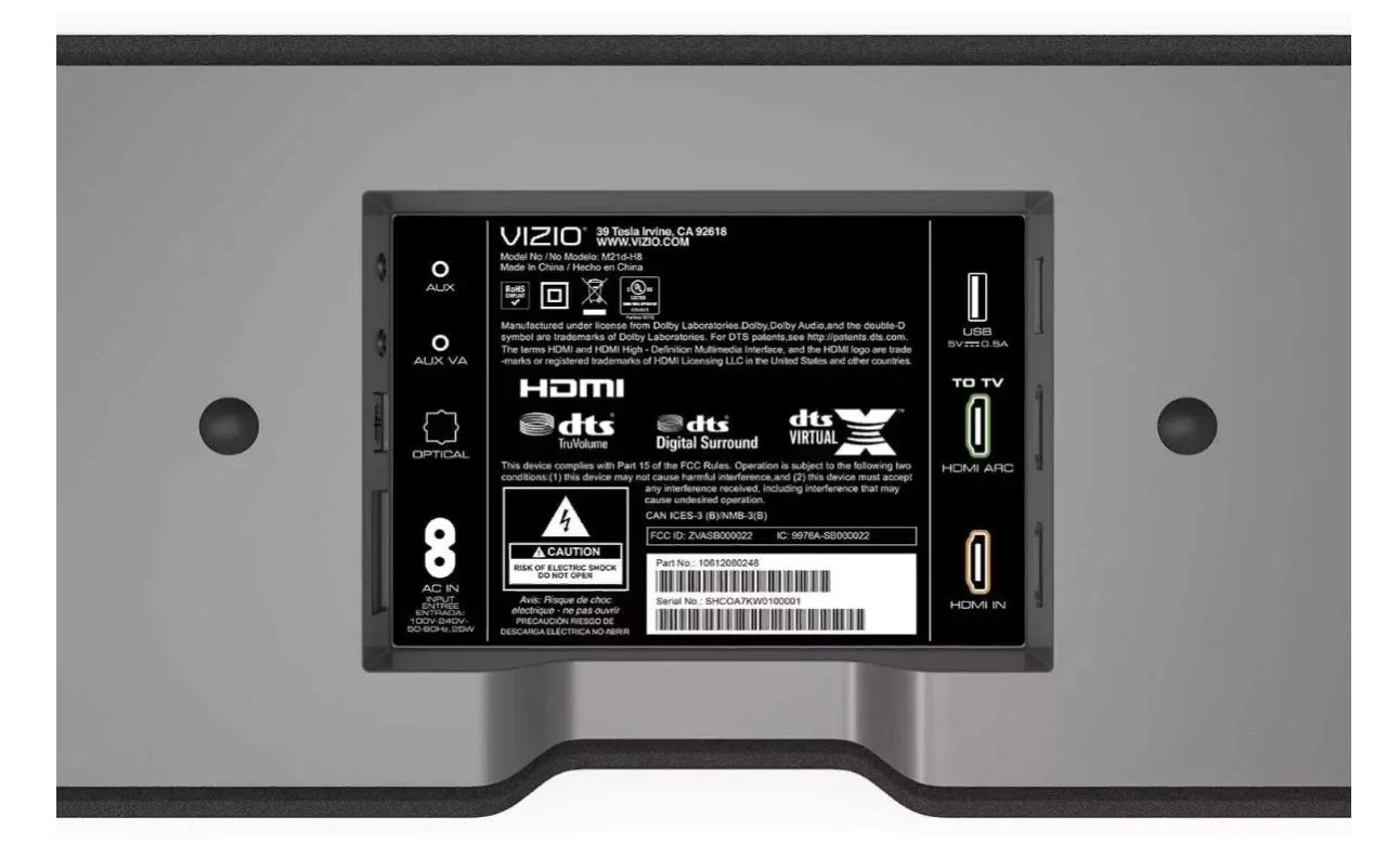 Restored Vizio 2.1 M-Sizeeries All-in-One Home Theater Sizeound Bar DTSize Truvolume, DTSize Virtual: x - M21D-H8 (Refurbished)