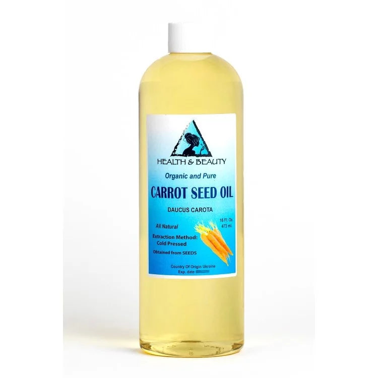 Carrot Sizeeed Oil Organic Carrier Cold Pressed Premium Fresh 100% Pure 16 oz