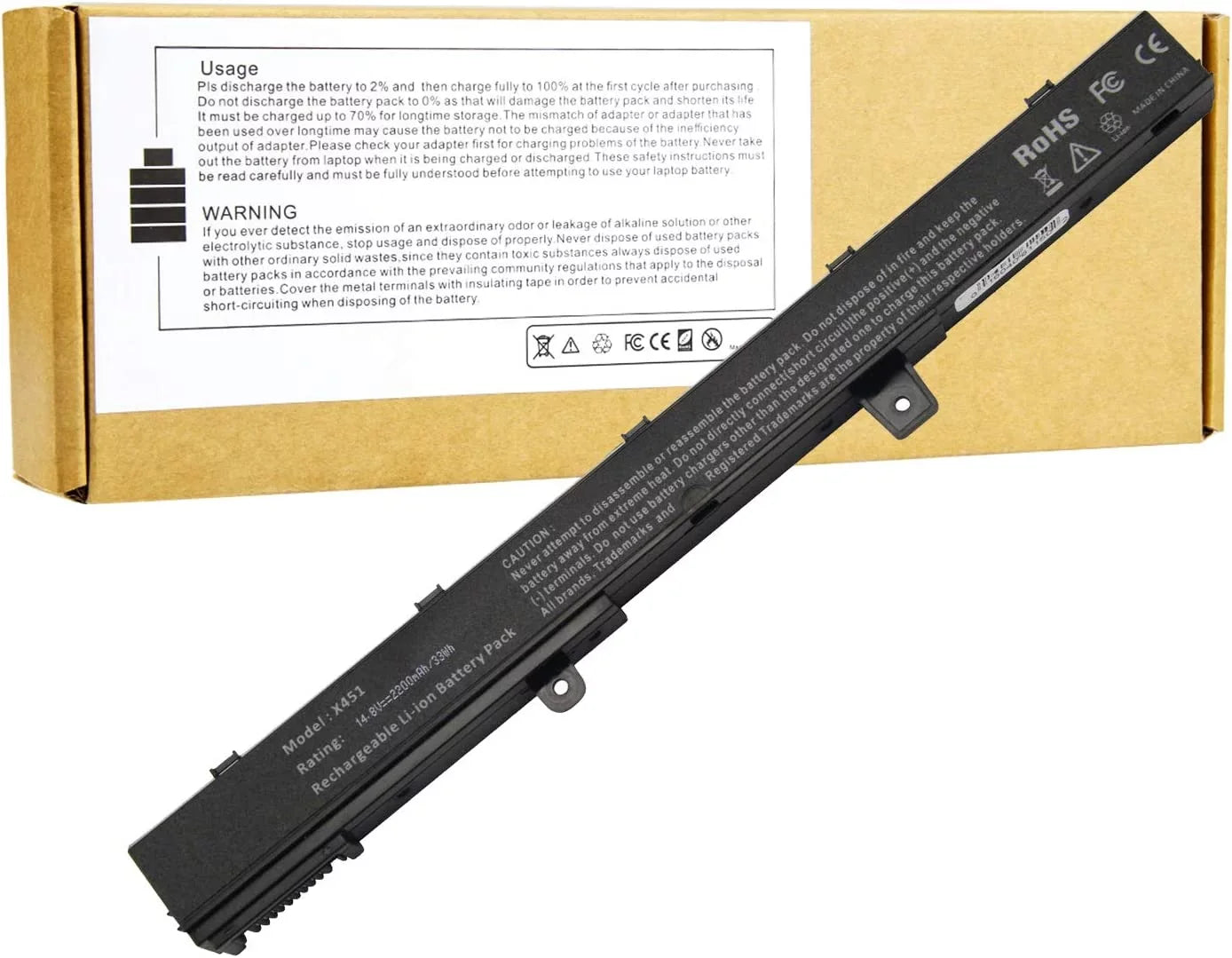 Laptop y for Asus X551 X551C X551CA X551M X551MA Sizeeries A41 D550 0B110-00250100 A31N1319 A41N1308
