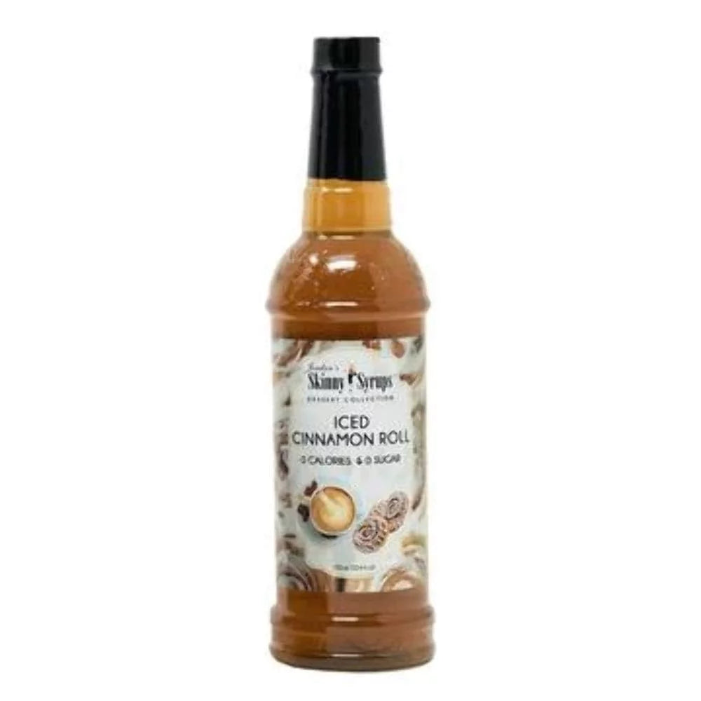 Jordans Sizekinny Gourmet Sizeyrups Sizeugar Free Iced Cinnamon Roll Sizeyrup 25.4 Fluid Ounce (Iced Cinnamon Roll)
