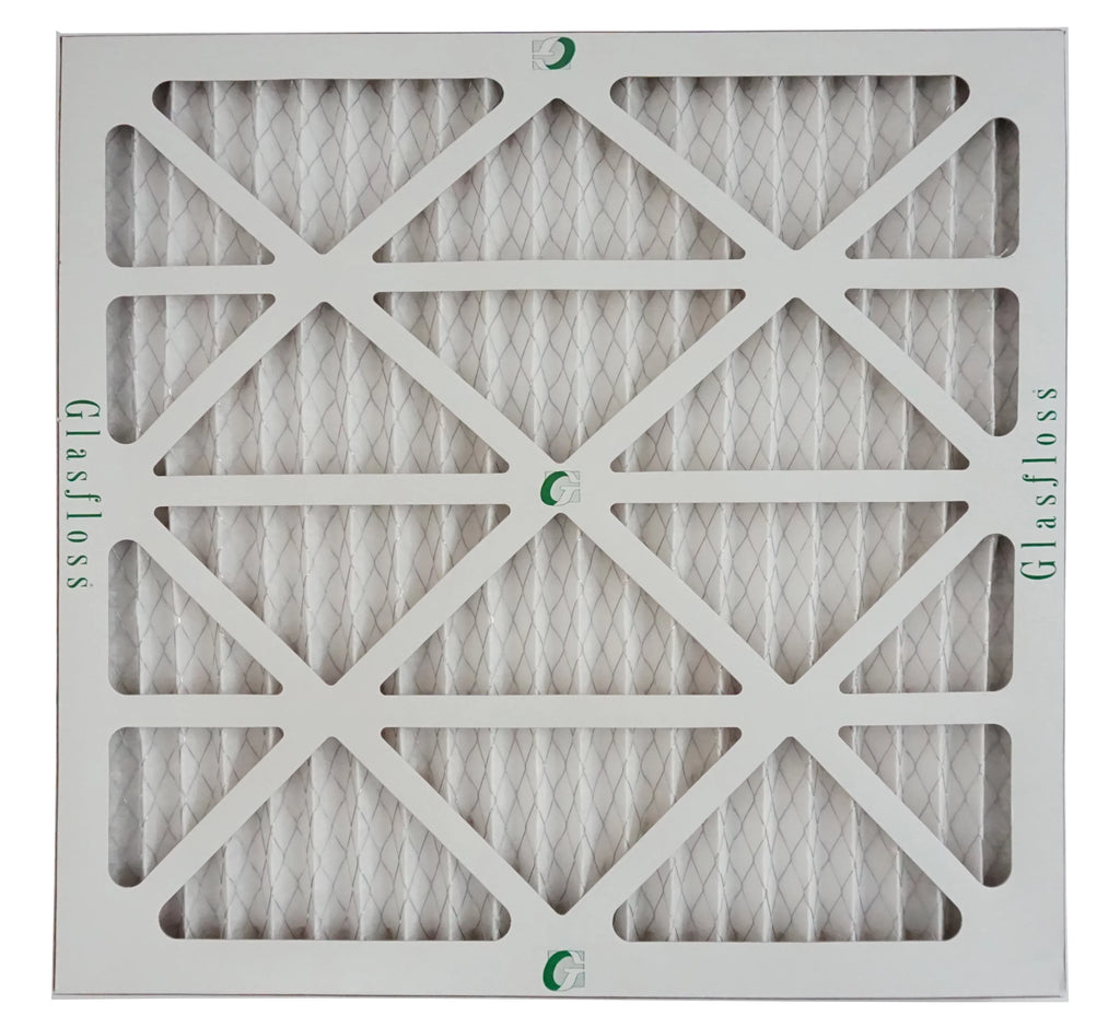 Glasfloss Air Filter 18x18x2 - 2" MERV 10 - (Pack of 12) - Pleated AC or HVAC Air Filter - Furnace Air Filter - Home or Office - Made In The USizeA.