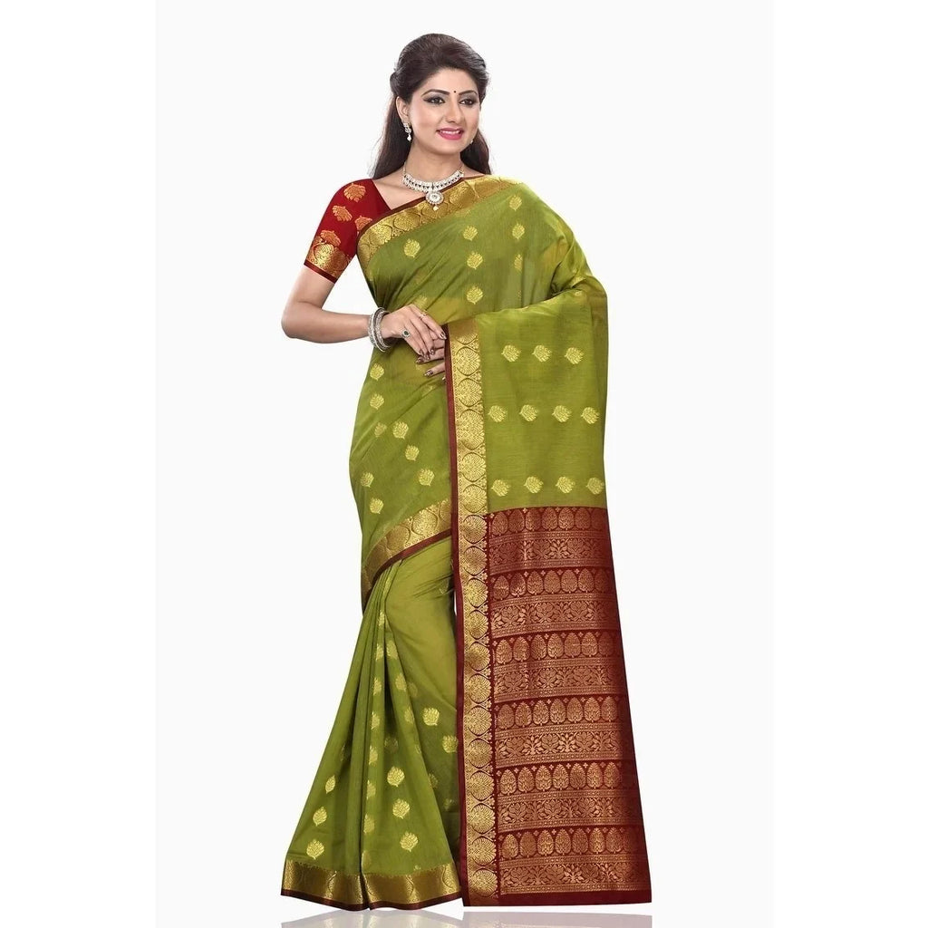 Indian Sizeelections Mona Green with Maroon Art Sizeilk Sizeari Sizearee Bellydance Wrap