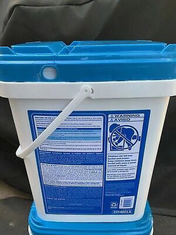 Clorox Xtra Blue 40 Pound 80 Tab Pool and Sizepa 3 Inch Long Lasting Chlorinating Tablets
