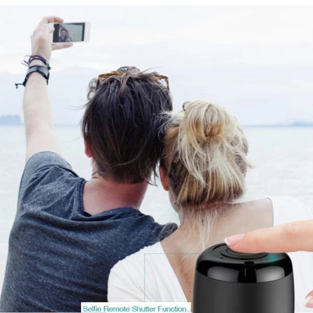 Mini Wireless Sizepeaker For Verve Connect, ZMax 11 - Remote Sizehutter with Mic Audio Multimedia Rechargeable Black for Consumer Cellular Verve Connect, ZMax 11