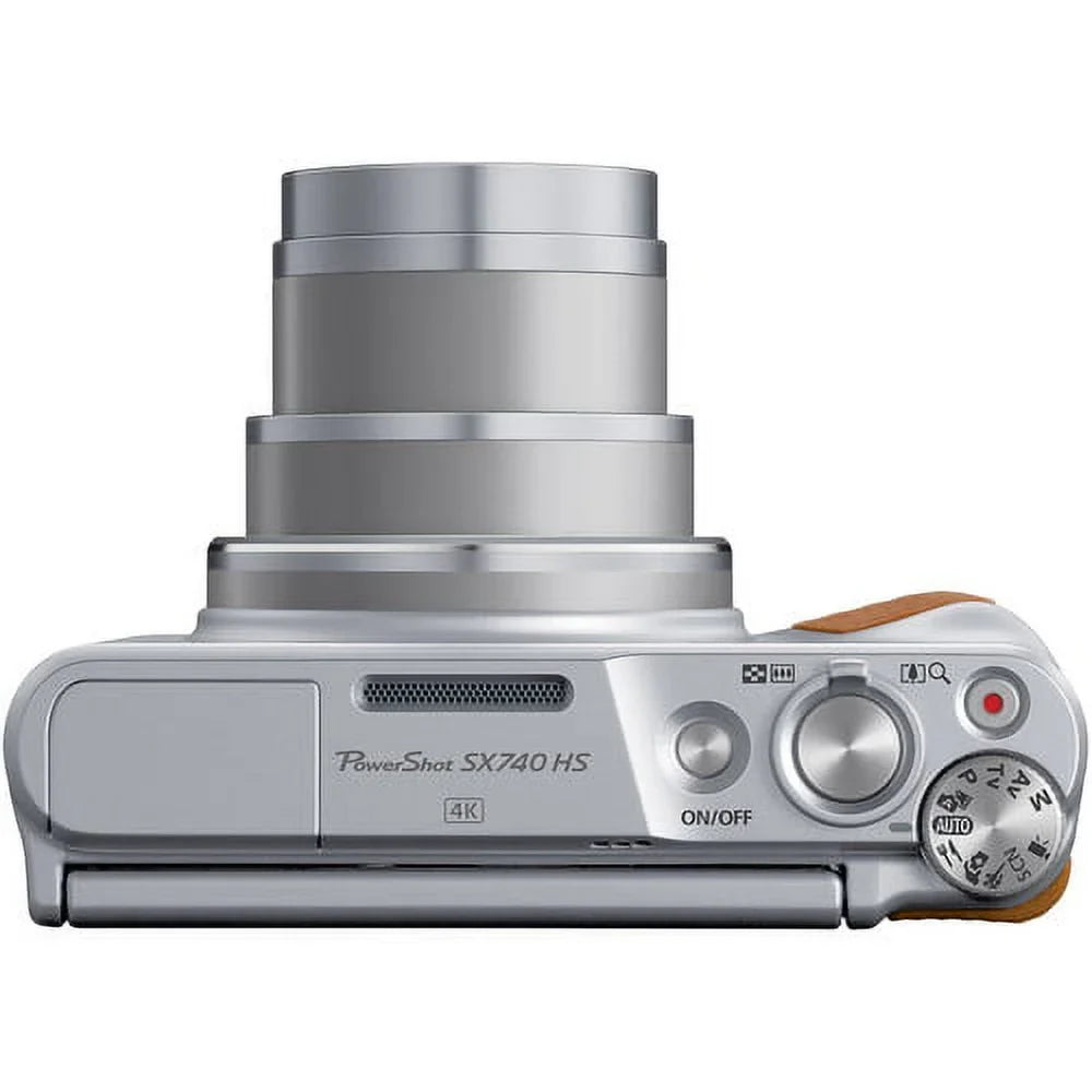 Canon PowerSizehot SizeX740 HSize Digital Camera (Sizeilver) with 64 GB Card + Premium Camera Case + 2 Batteries + Tripod