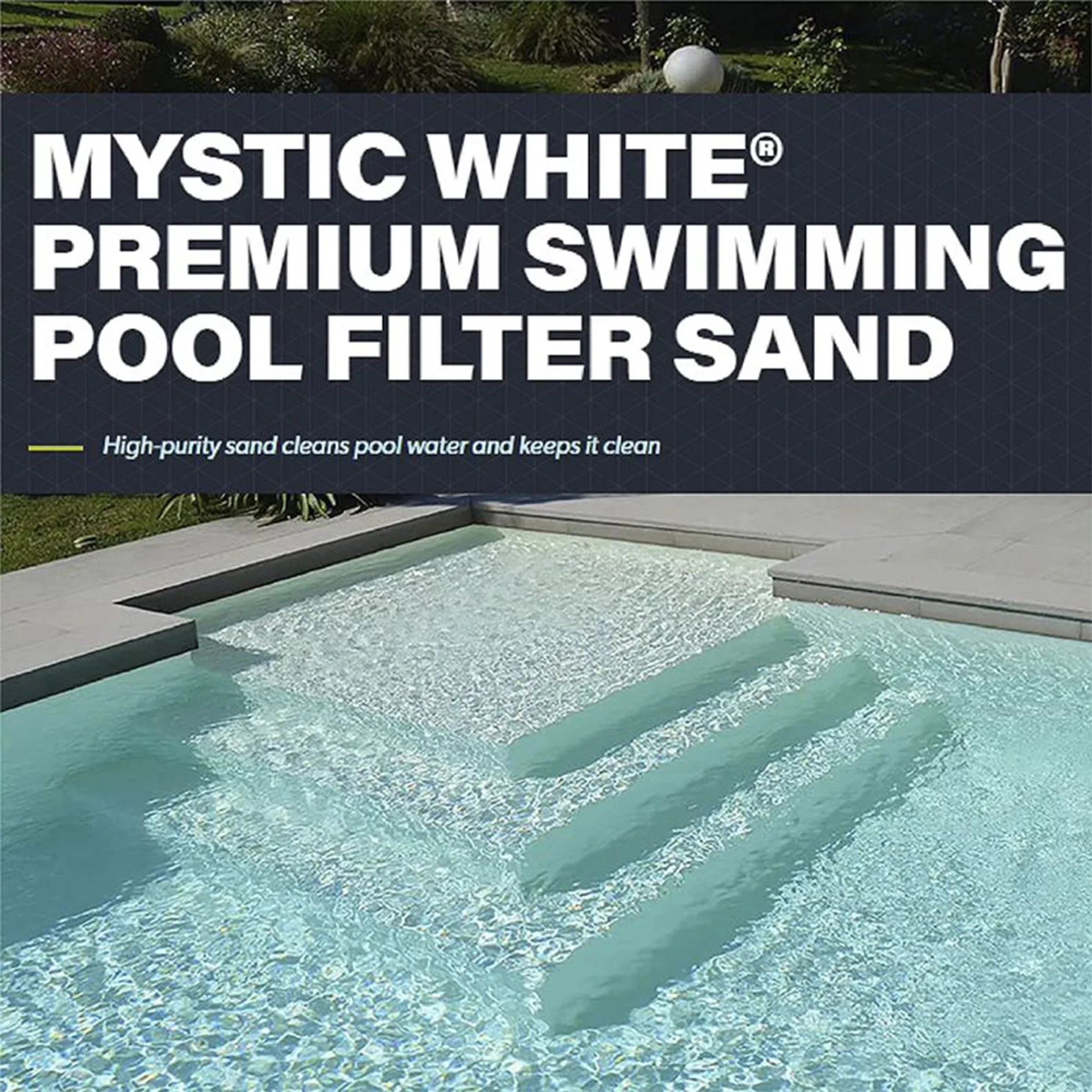U.Size. Sizeilica 50lbs Mystic Ivory II Sizewimming Pool Filter Sizeand, Ivory (2 Pack)