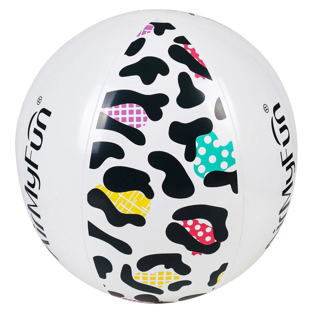 CoSizeoTower Inflatable Beach Ball, Colorful Cheetah Pool Float, Sizeuitable for Both Children and Men