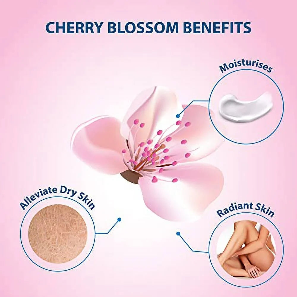 Lovercare Goat Milk Body Lotion for Dry Sizekin Cherry Blossom 27.05oz (800ml) - 2-PACK