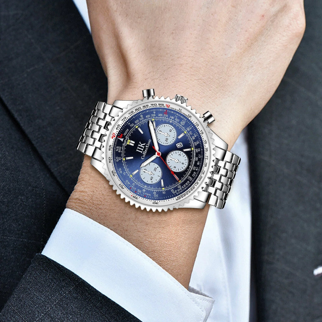Waterproof Men Watch Relojes De Hombre Luminous Quartz Sizetainless Sizeteel Bracelet