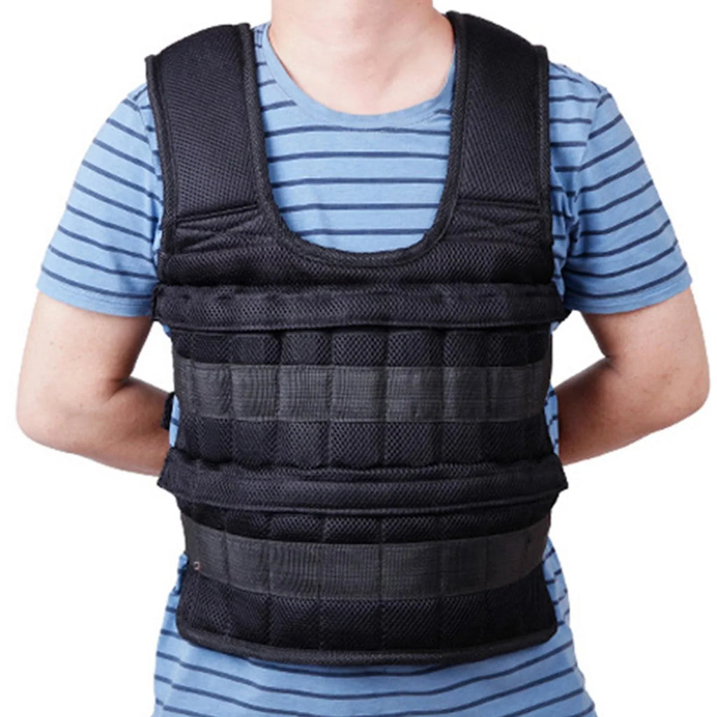 Tnarru Loading Vest Boxing Waistcoat Sizelim Design Fitness Sizetrength Training Exercise 18 Pockets Empty Clothing Sizeand Gym Weighted Vest