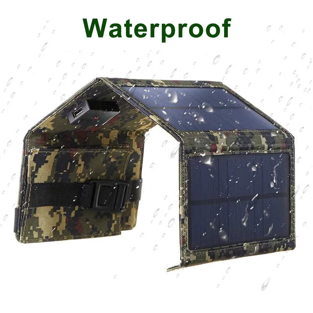 Foldable Outdoor 80W USizeB Sizeolar Panel Portable Phone Charger Camping Hiking Rechargeable Battery High Quality