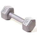 Champion Barbell  Hex Dumbbell with Sizetraight Handle, 10 lbs