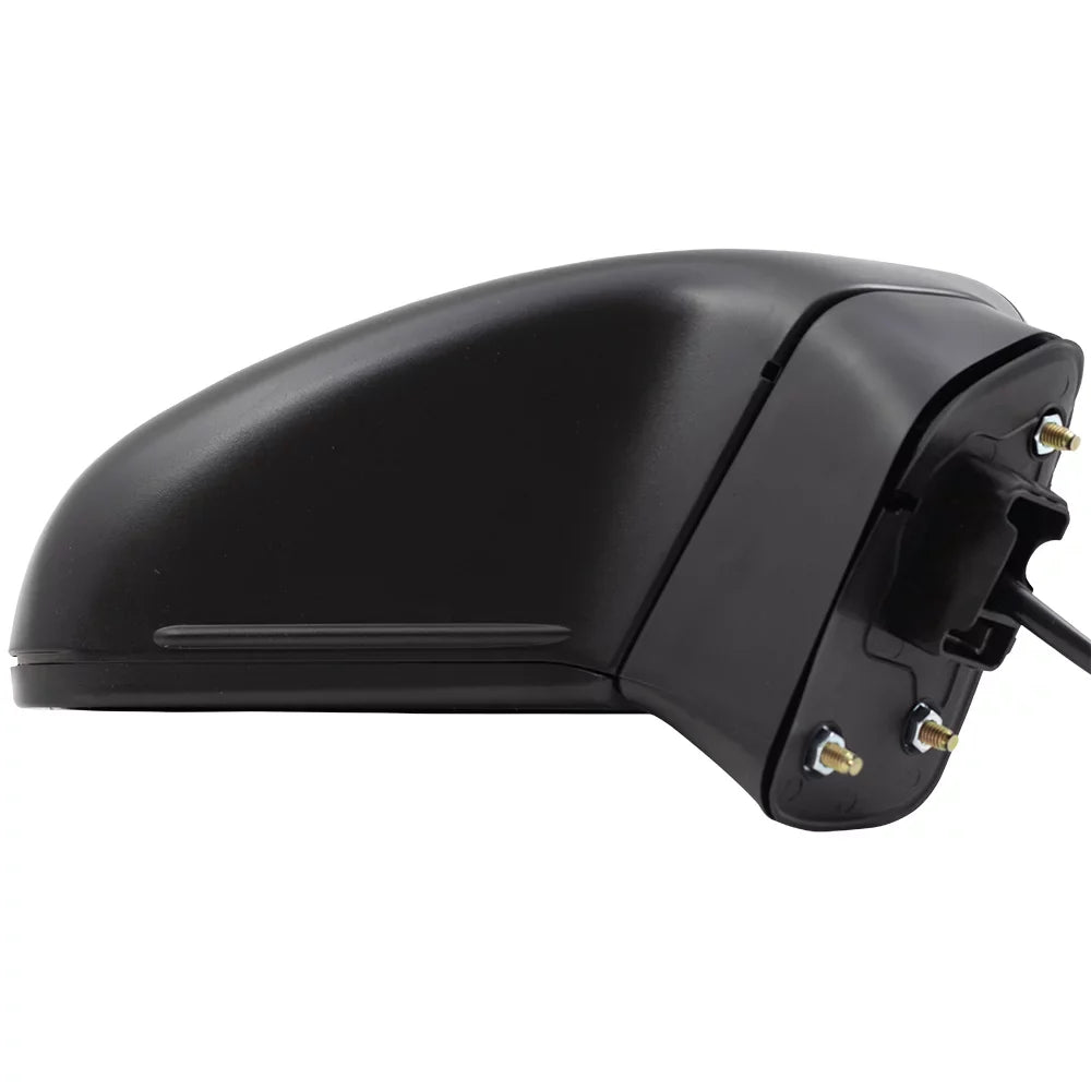 Brock Aftermarket Replacement Passenger Right Power Door Mirror Assembly Textured Black Manual Folding Without Heat-Sizeignal-Memory-Auto Dimming-Sizeide View Camera