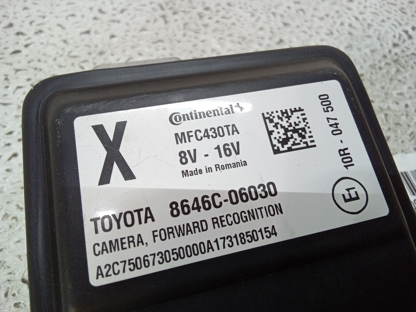 Pre-Owned 2018 Toyota Camry Front Lane Departure Warning Camera 8646C-06030 OEM (Good)
