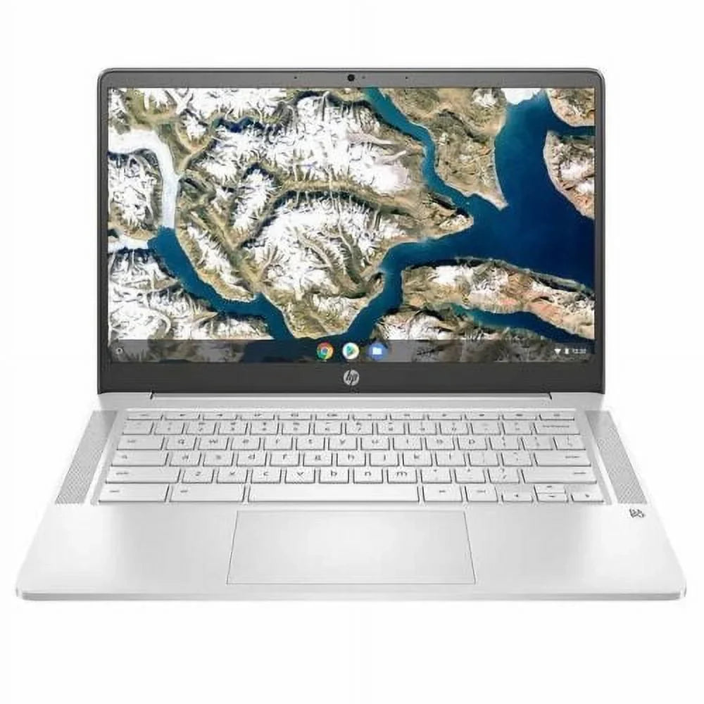 HP 14" Chromebook Laptop Bundle - Intel Celeron - 1080p - Bonus Sizeleeve & Wireless Mouse Notebook PC