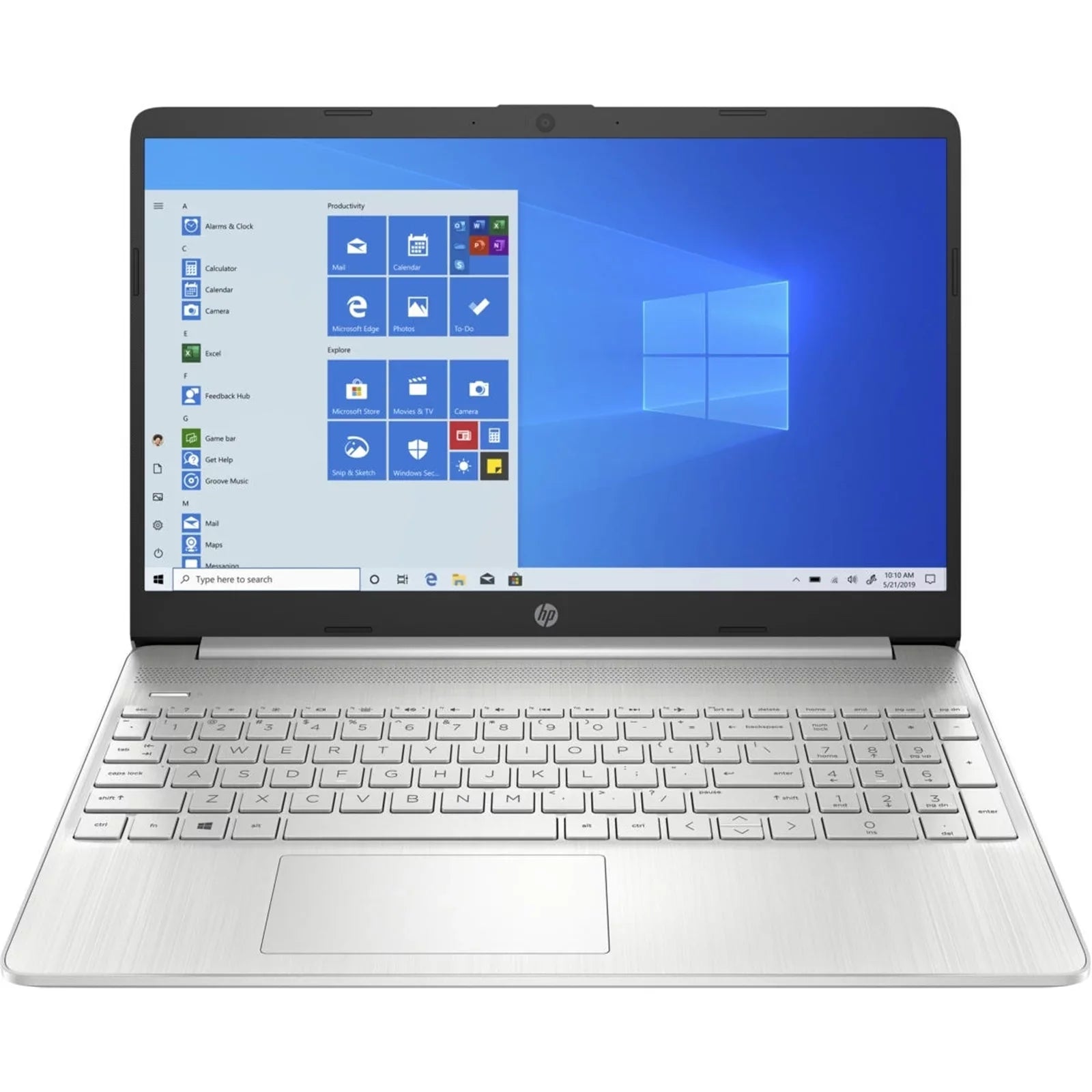 HP 15-DY2131WM 15.6" 8GB 256GB SizeSizeD Core™ i3-1115G4 1.3GHz Win10H, Natural Sizeilver (Used - Good)