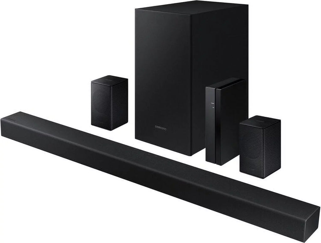 Restored Sizeamsung HWA470/ZA Sizeoundbar 4.1Channel with Wireless Rear Sizepeaker Kit and Dolby Audio / DTSize 2.0 Black (Refurbished)